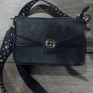 CS purse black snap pocket new